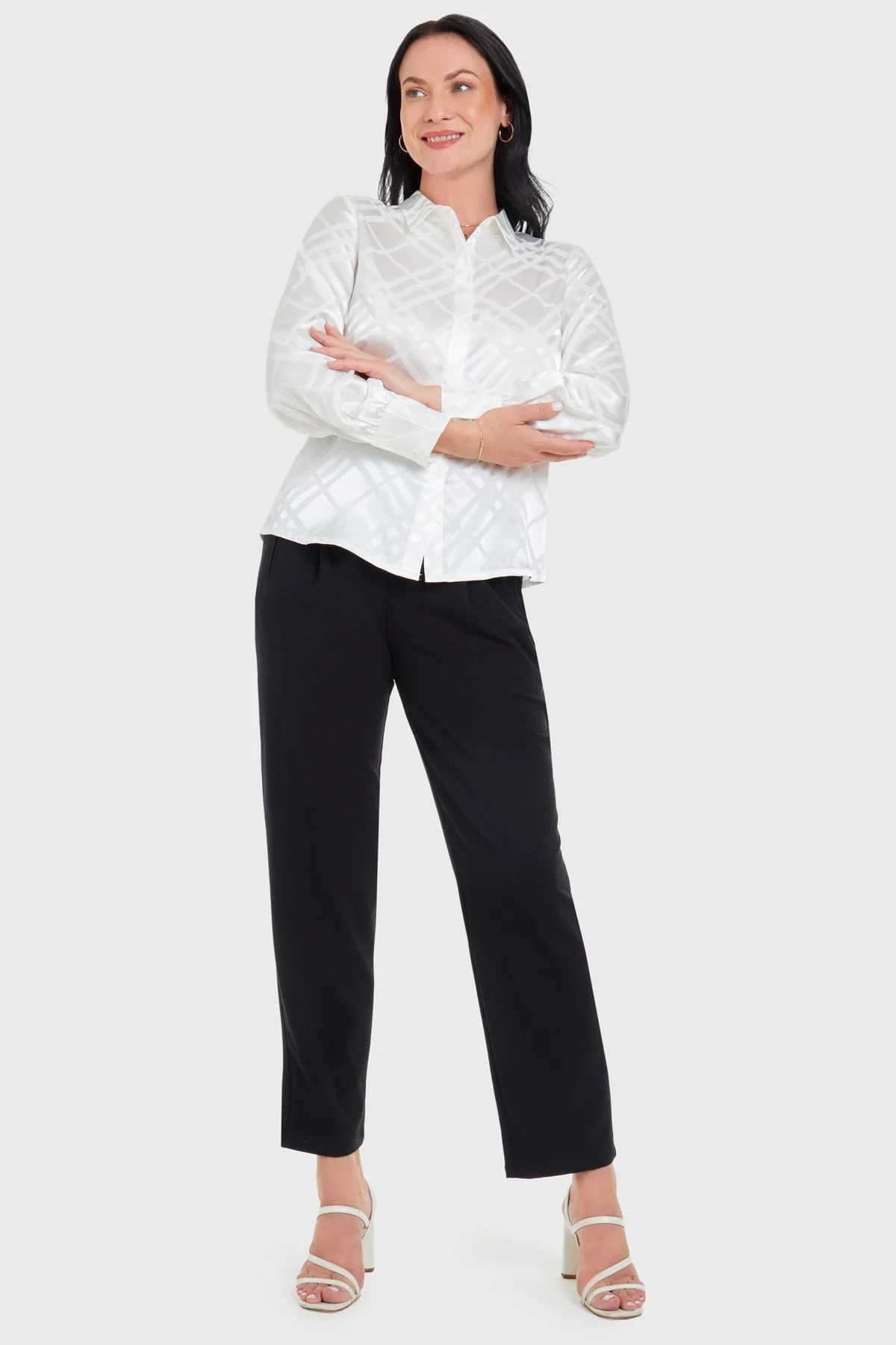 Blusa Mujer Con Textura Crudo - Image 3