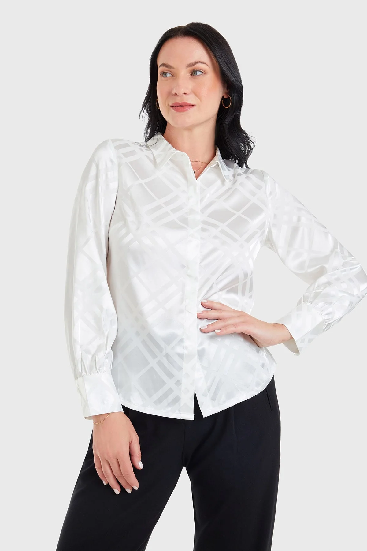 Blusa Mujer Con Textura Crudo - Image 4
