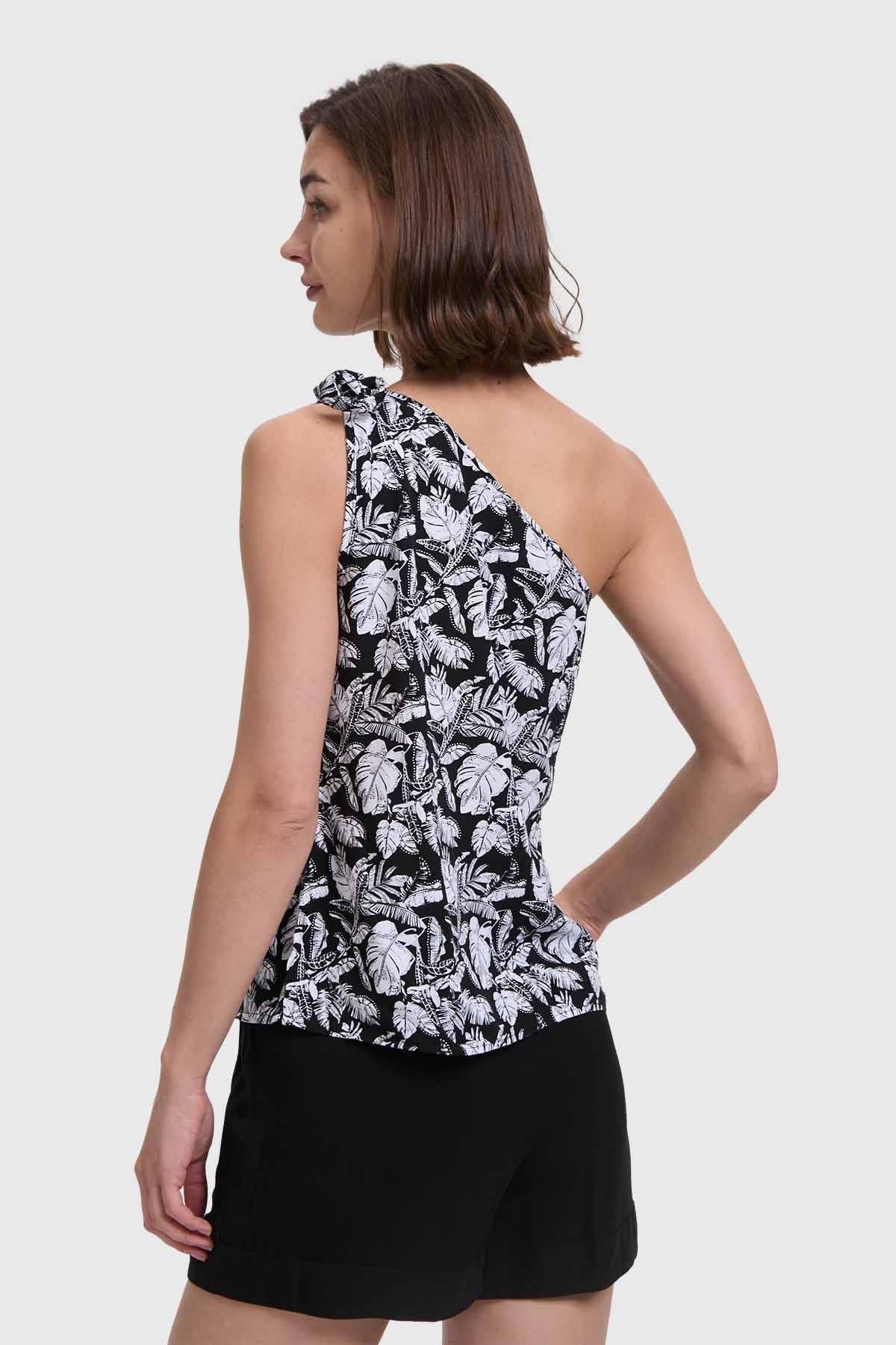 Blusa Mujer Pabilo Ancho Negro - Image 3
