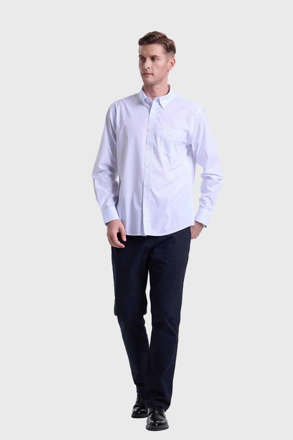 Camisa Hombre Fantasía Azul - Image 4