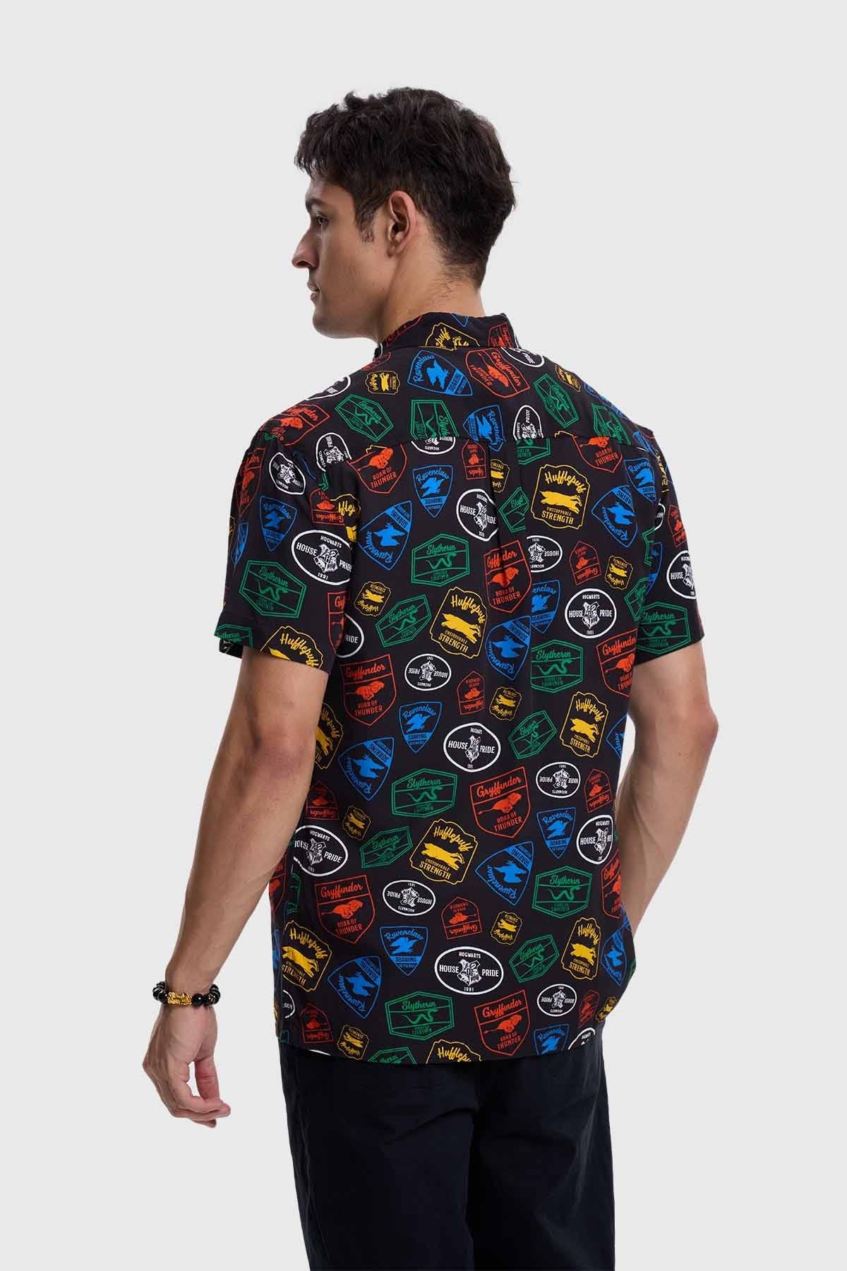 Camisa Hombre Harry Potter Negro - Image 3