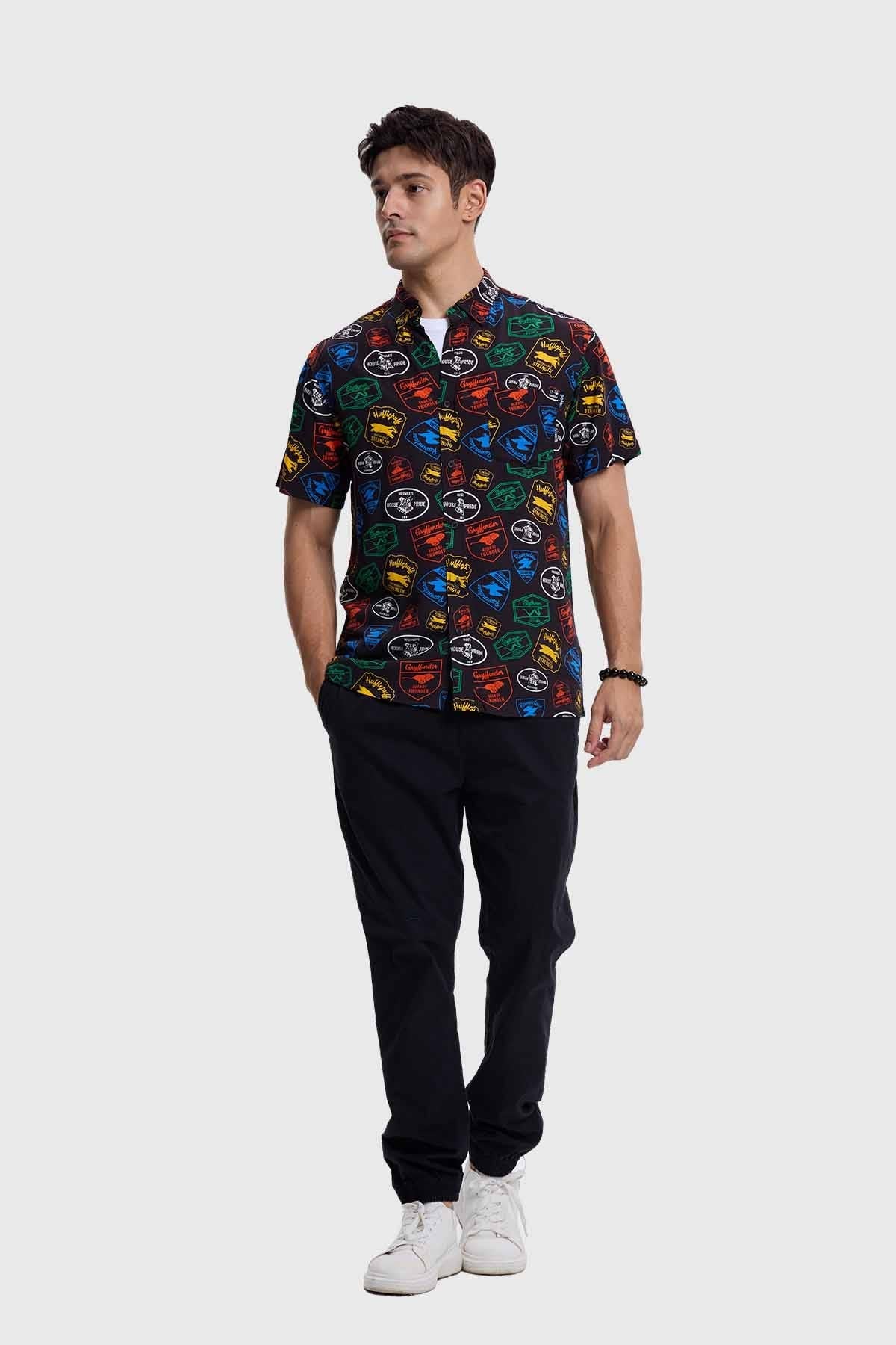 Camisa Hombre Harry Potter Negro - Image 4