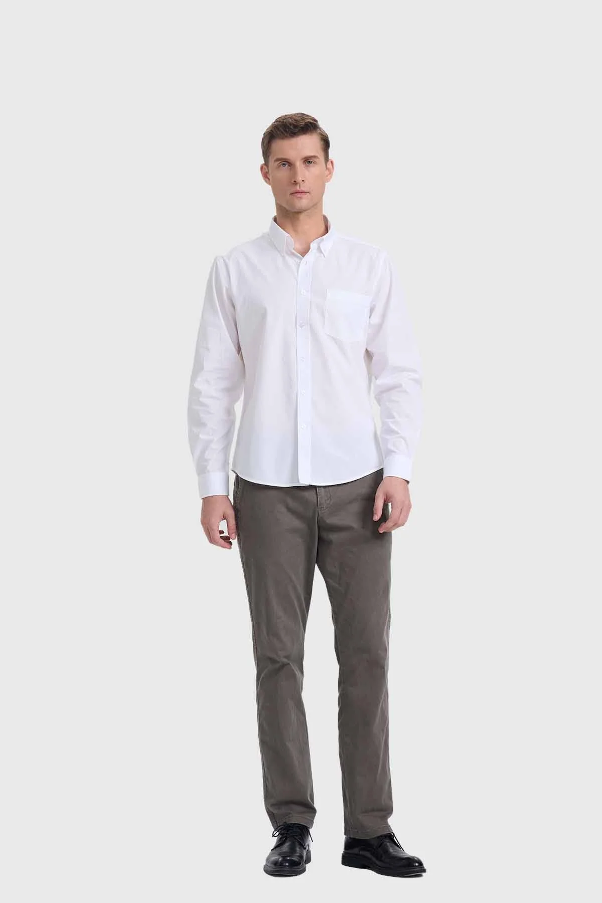 Camisa Hombre Repelente Al Agua Blanco - Image 4