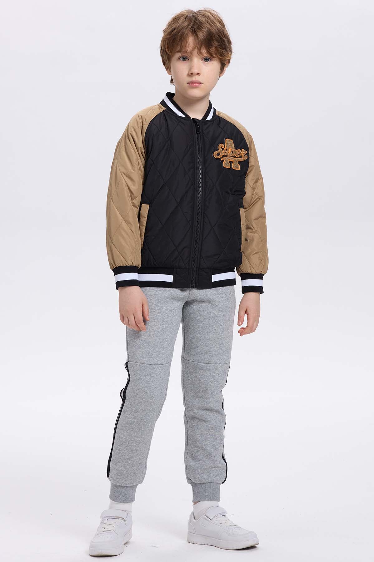 Chaqueta Niño Bomber Negro - Image 4
