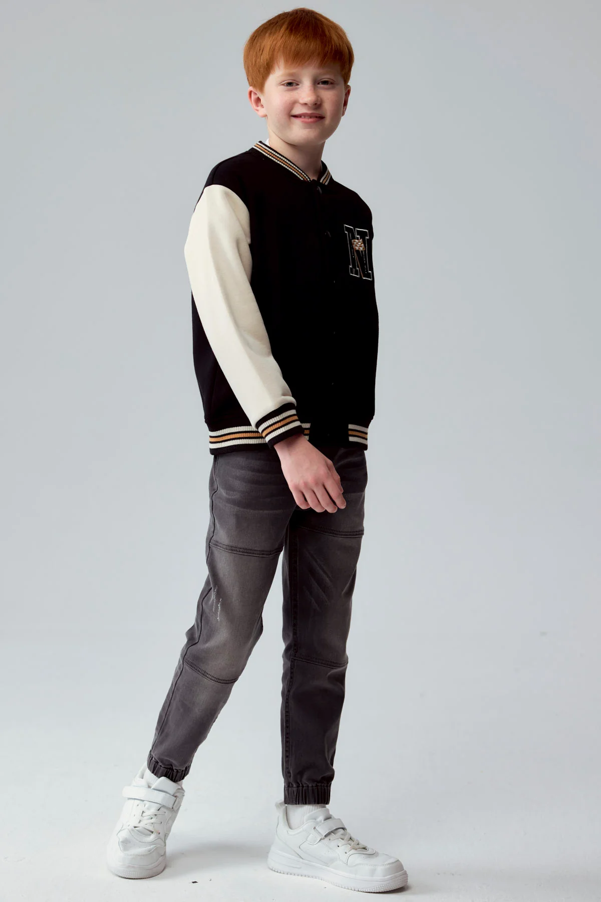 Chaqueta Niño Bomber Negro - Image 4