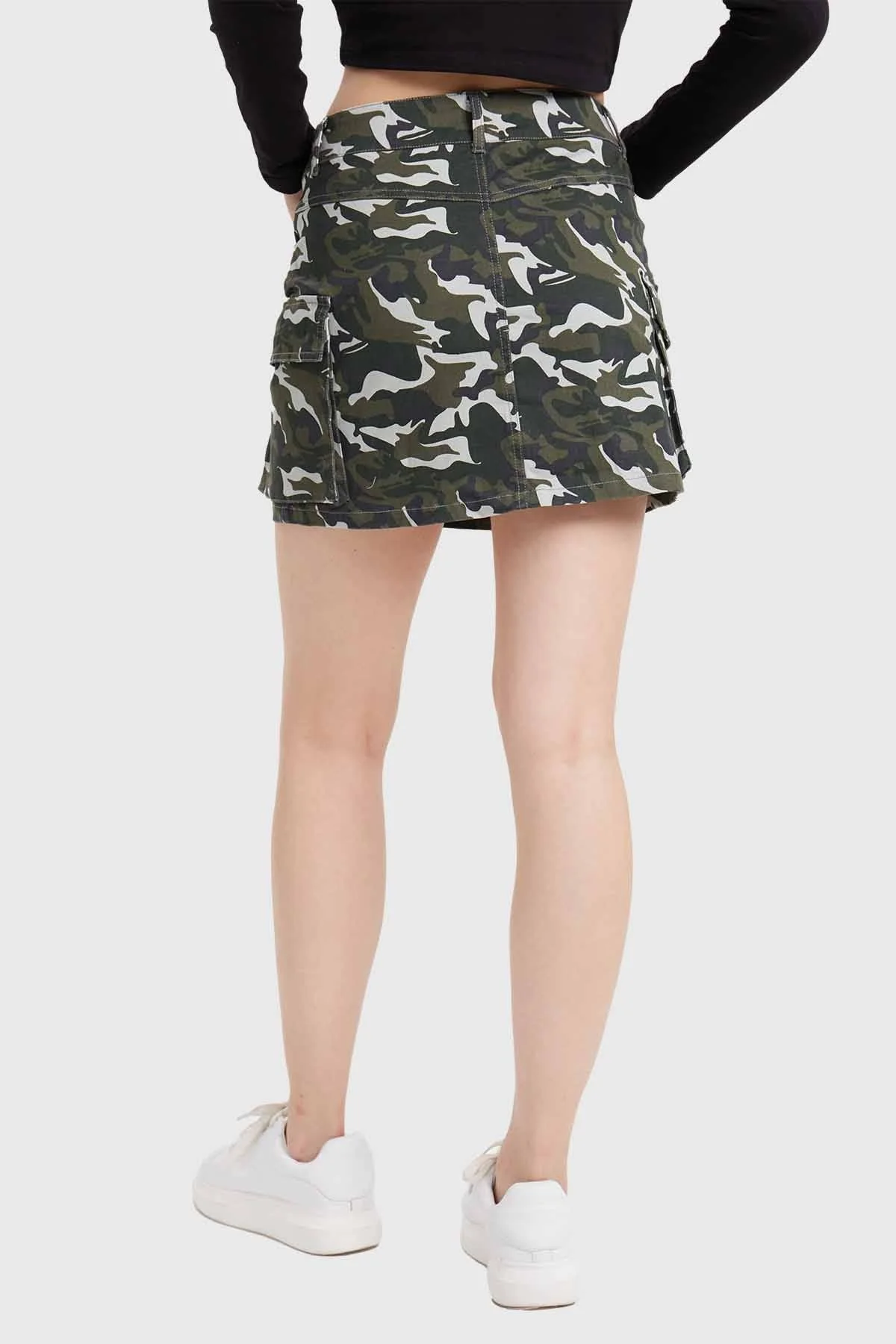Falda Mujer Camo Verde - Image 3