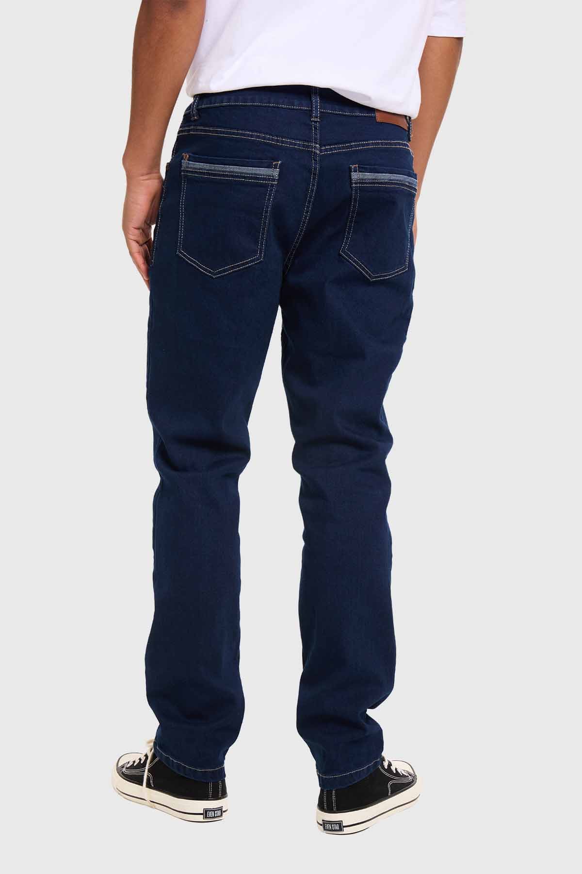 Jeans Hombre Slim Azul Índigo - Image 3