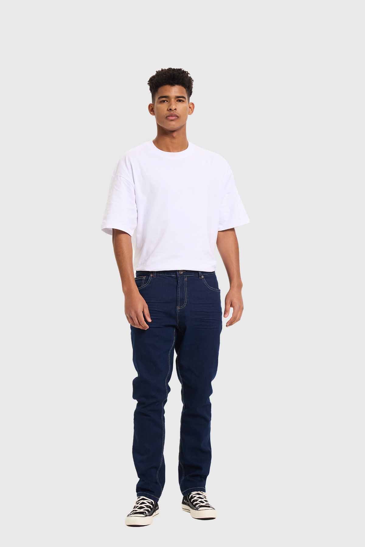 Jeans Hombre Slim Azul Índigo - Image 4
