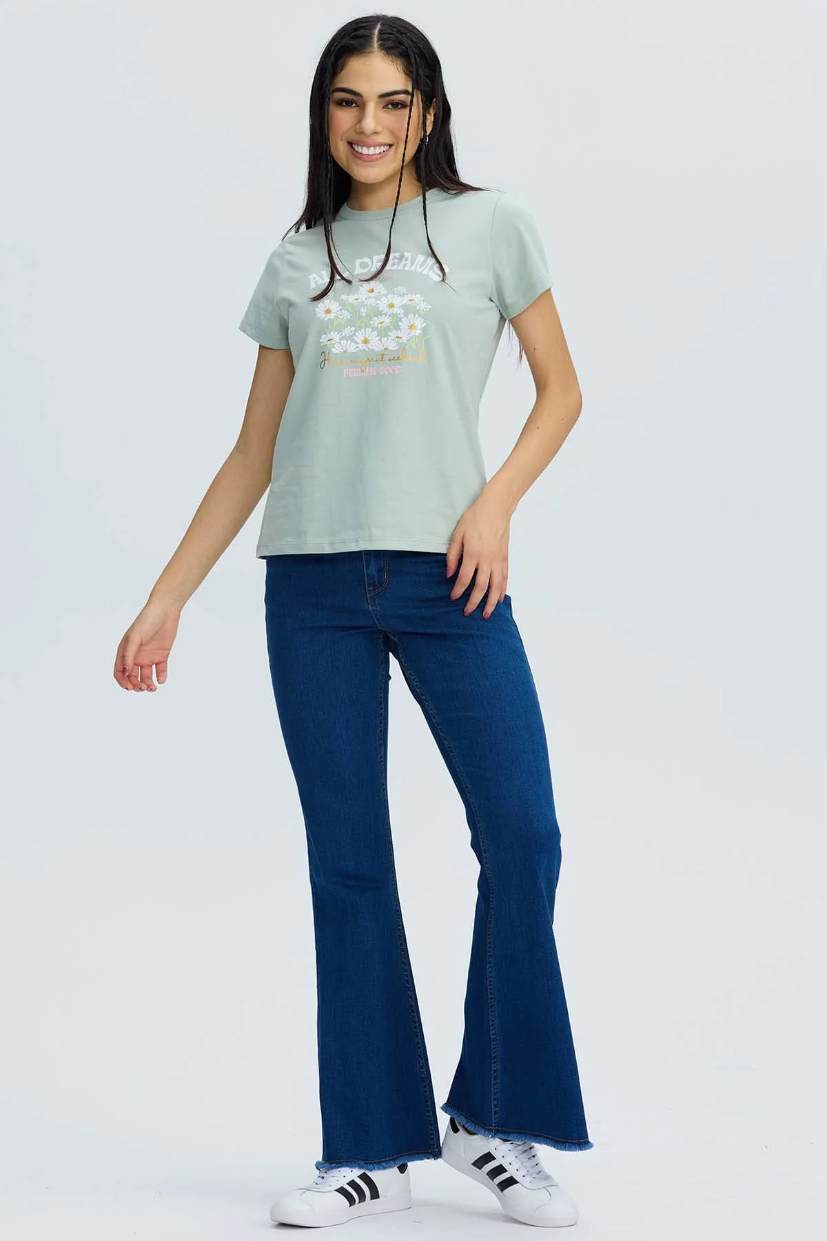 Jeans Mujer Flare Monse Azul - Image 4