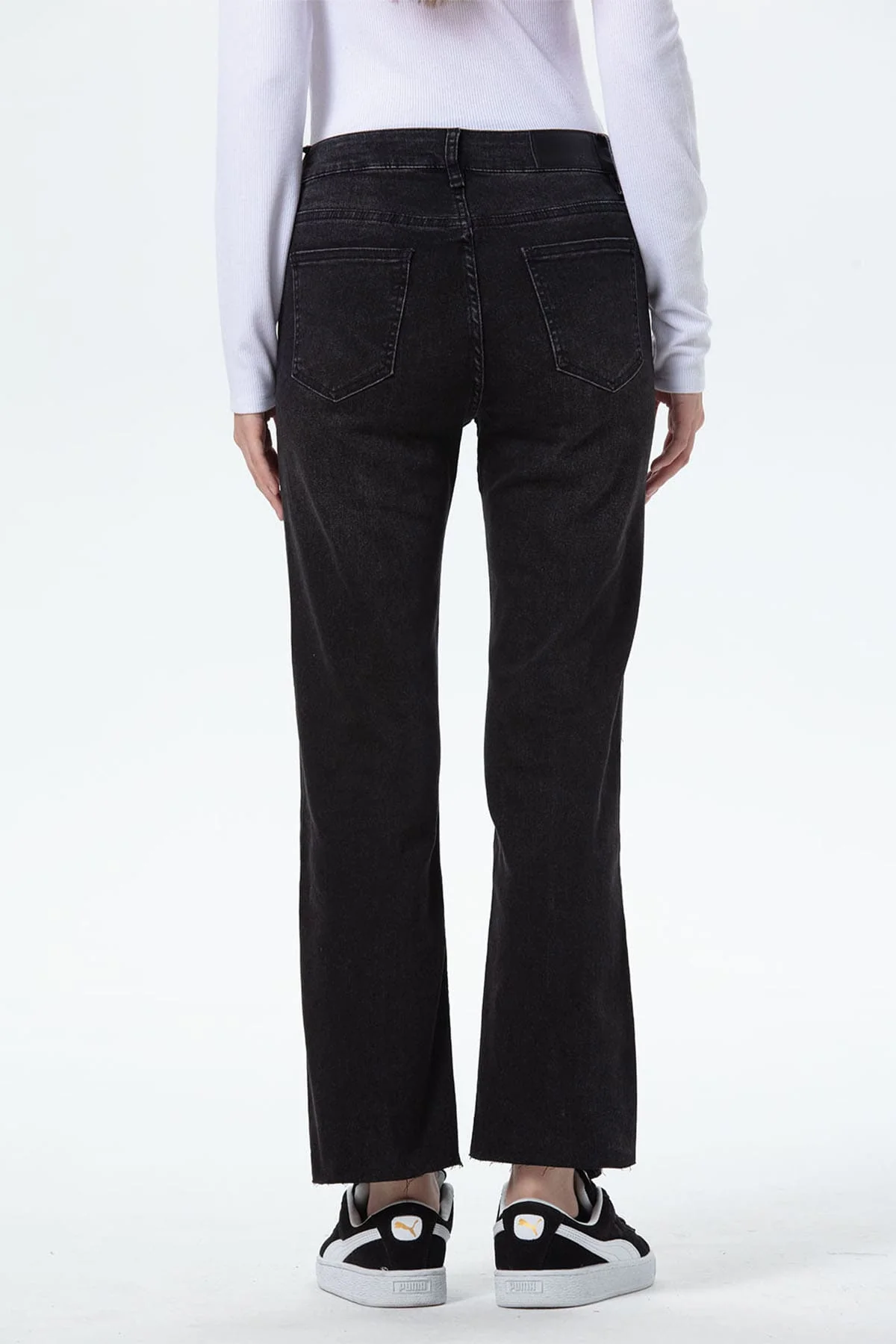 Jeans Mujer Slim Linea Abertura Gris - Image 3