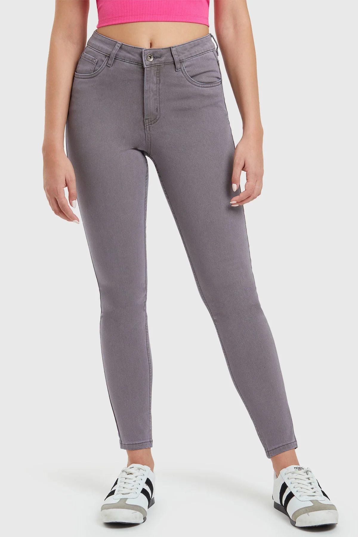 Jeans Mujer Skinny Emilia Gris - Image 5