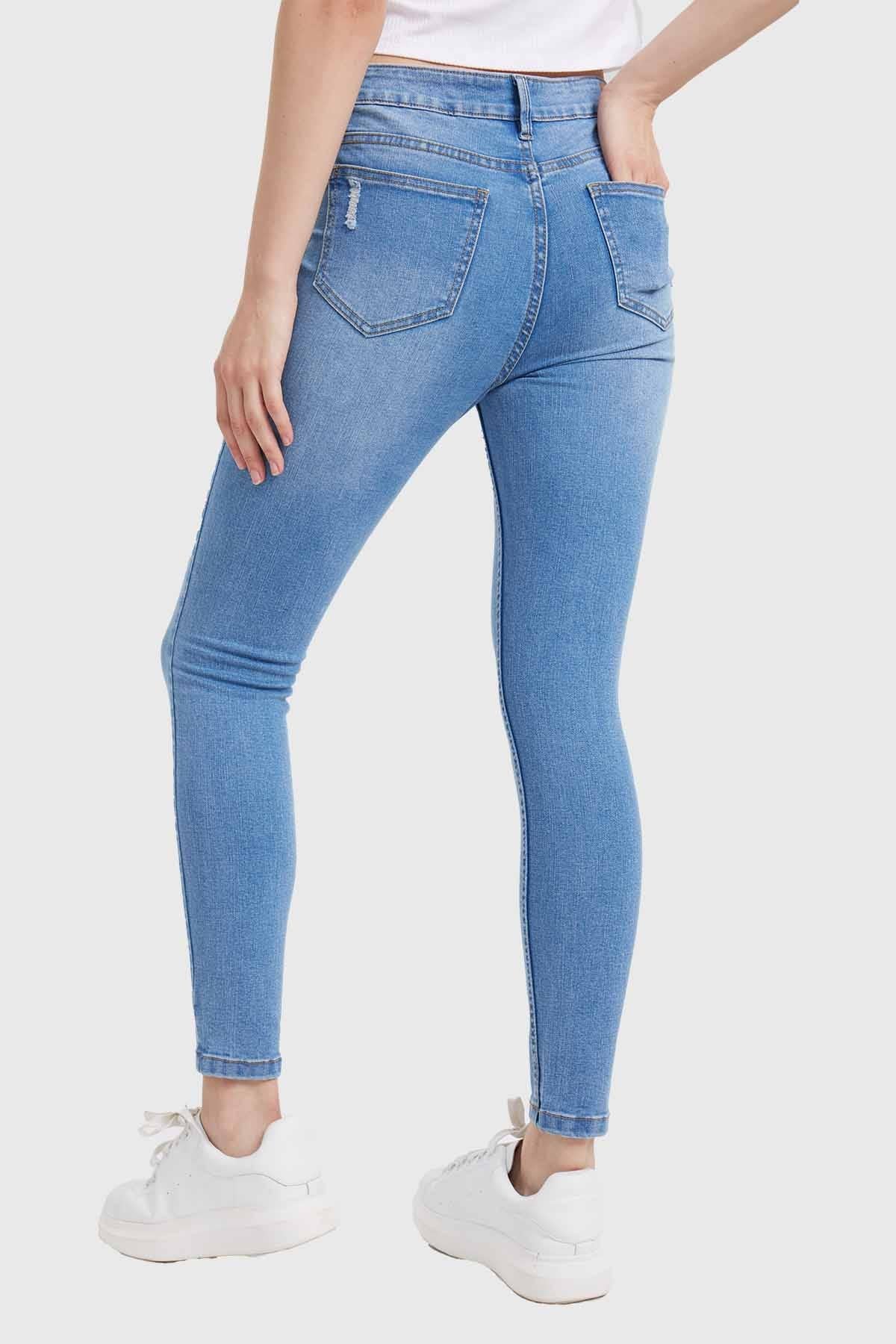 Jeans Mujer Skinny Lia Azul - Image 3