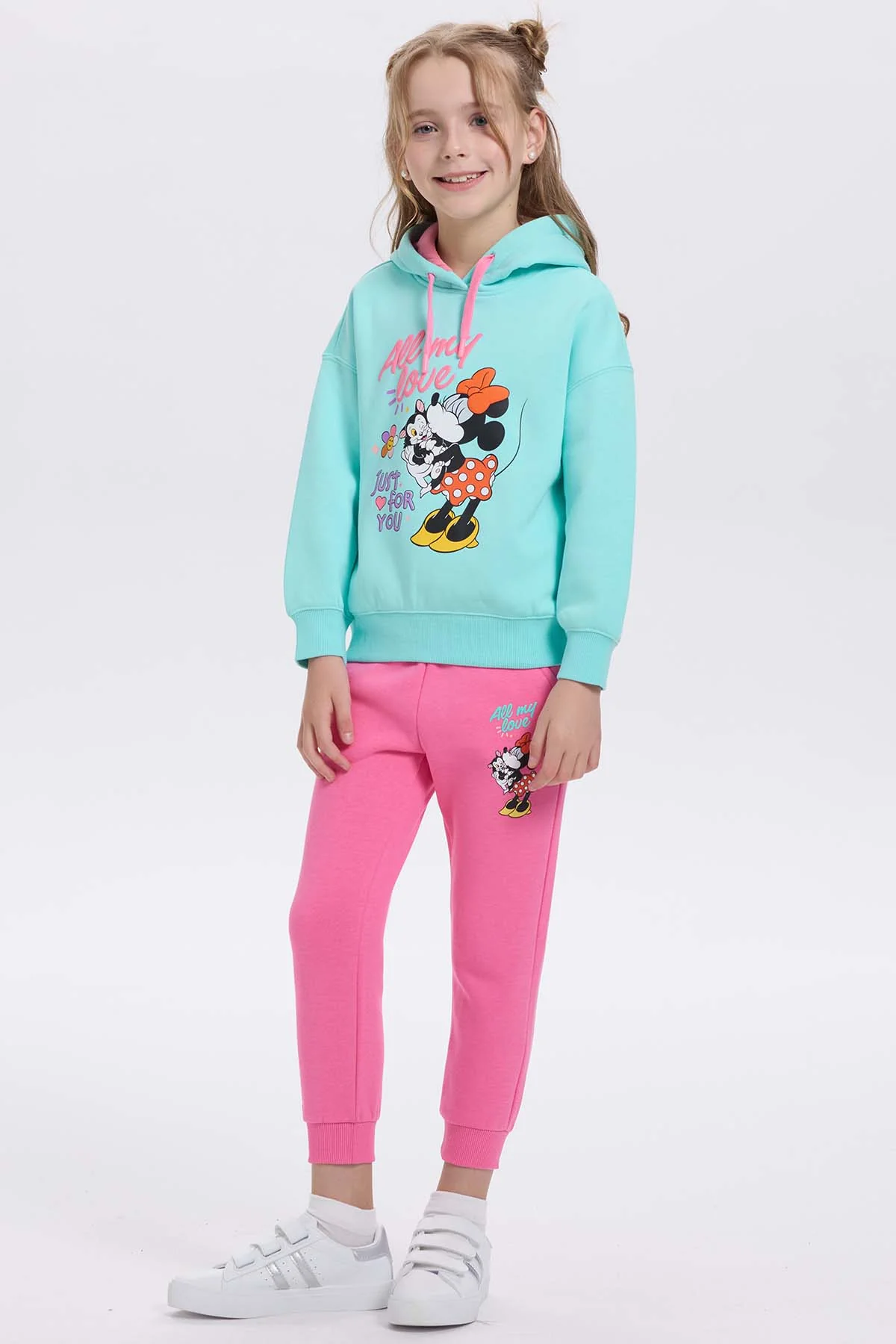 Pantalón Buzo Niña Minnie Fucsia - Image 4