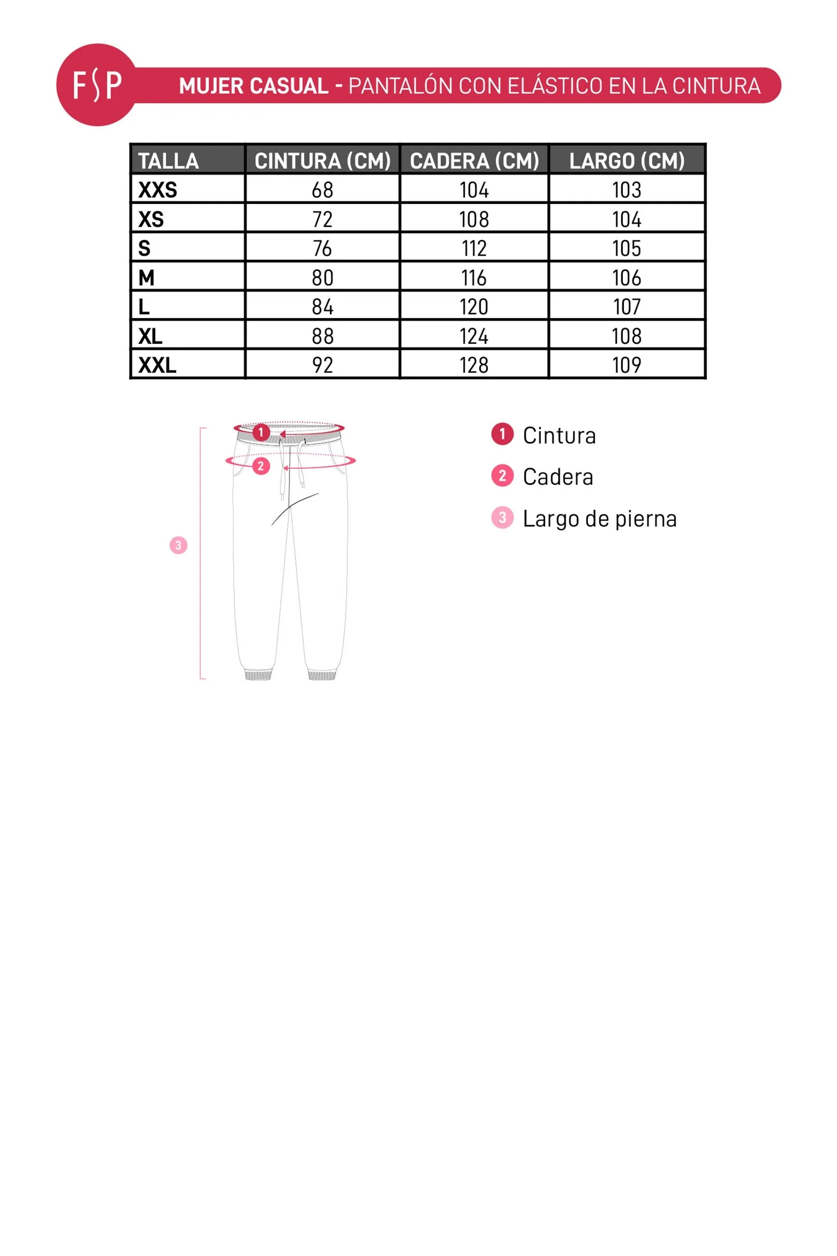 Pantalón Mujer Palazzo Con Bolsillo Blanco - Image 5