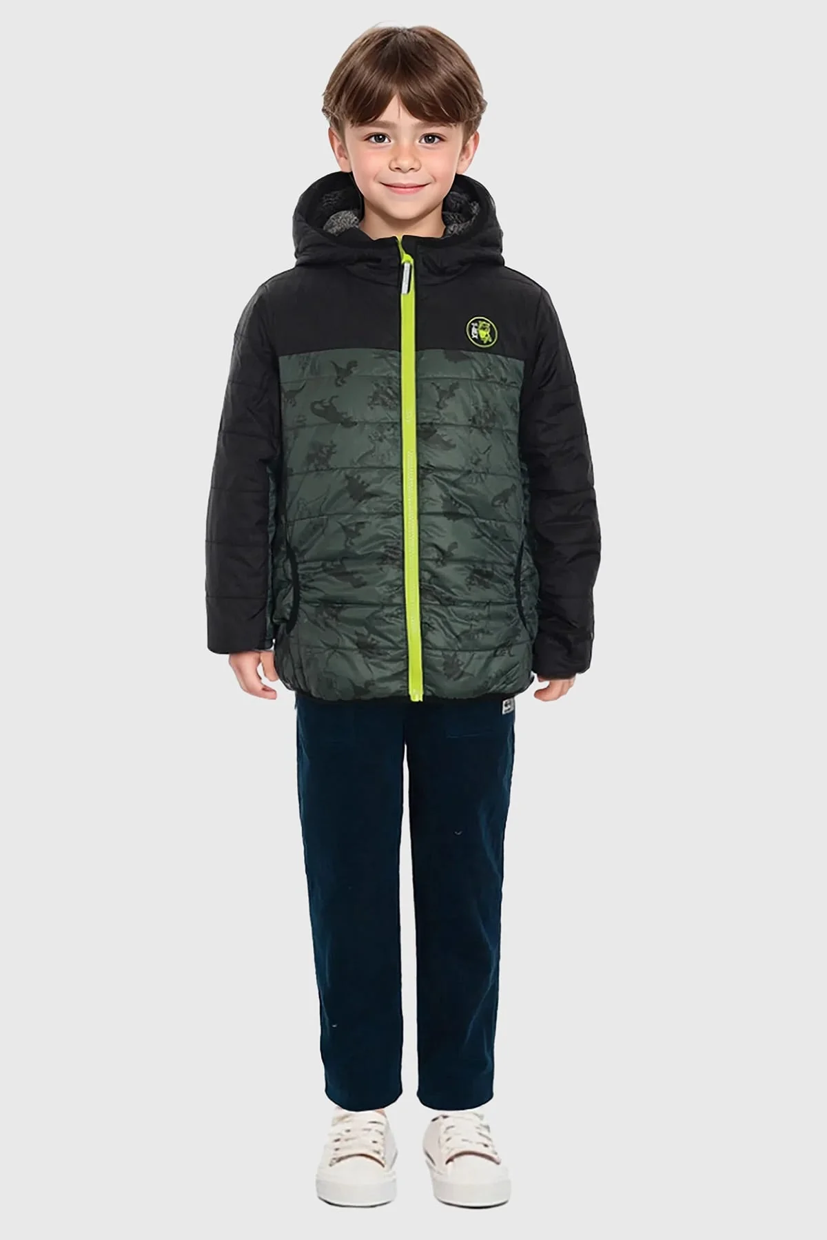 Pantalón Niño Jogger Cotelé Petróleo - Image 3