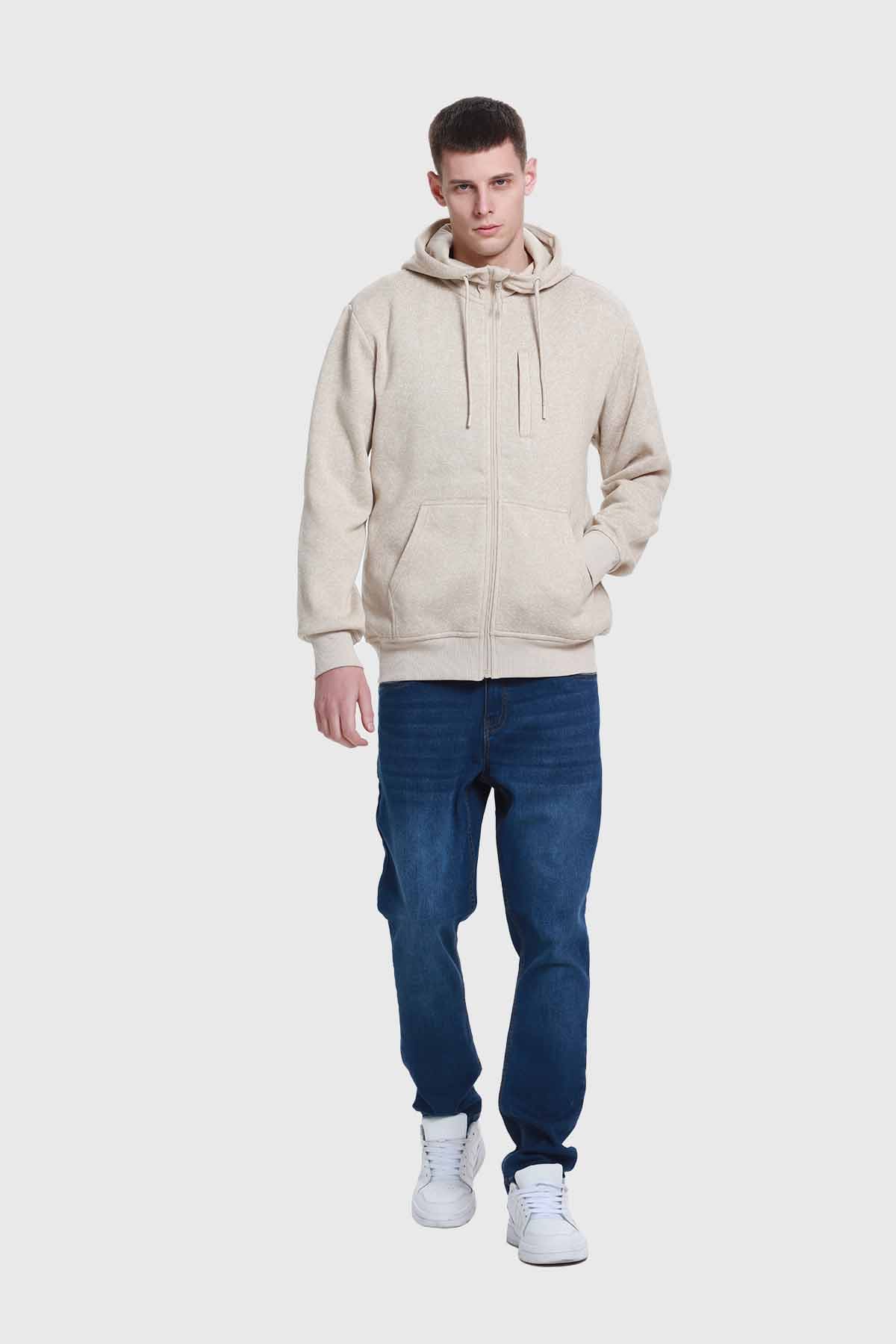 Polar Hombre Hoodie Café Claro - Image 4