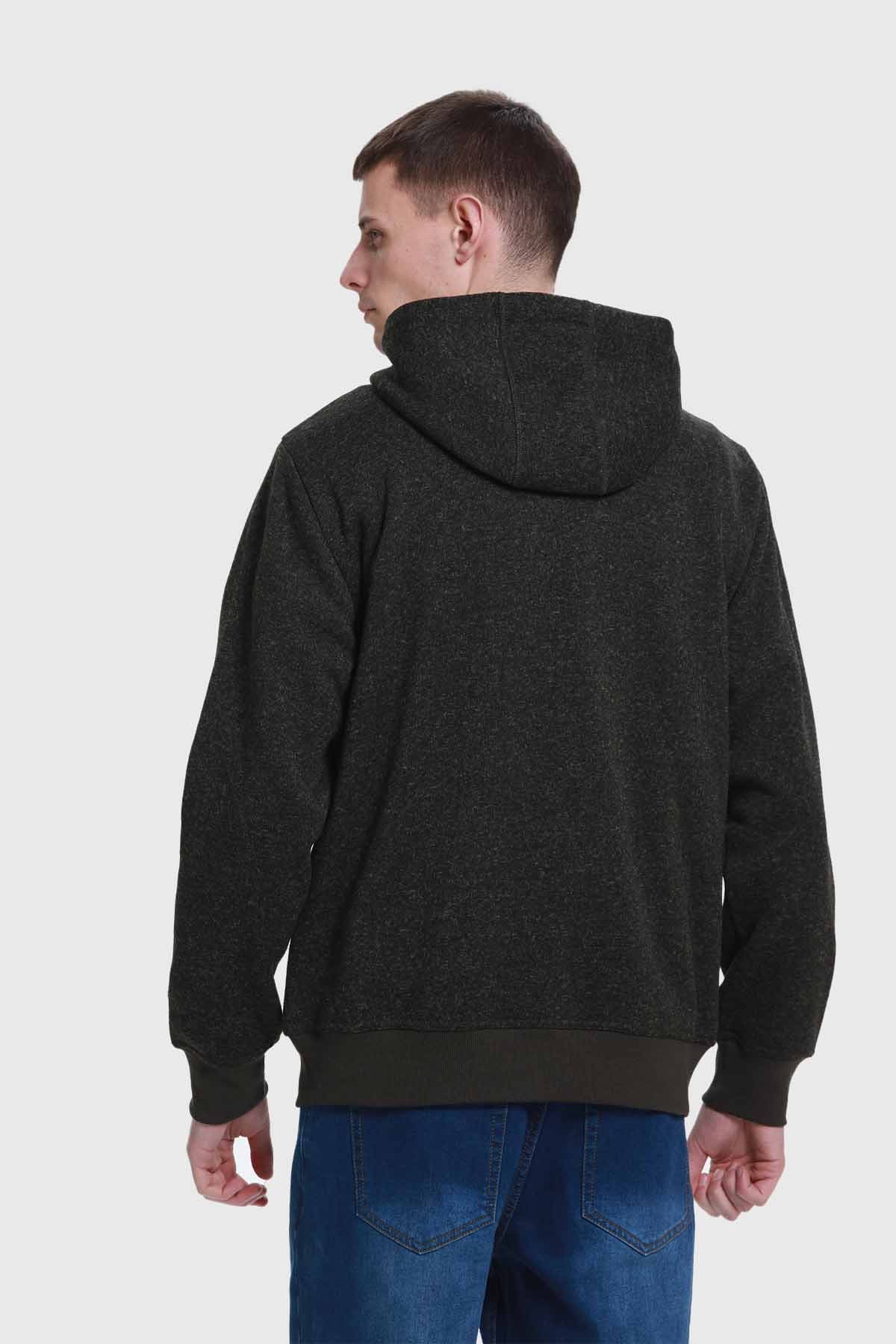 Polar Hombre Hoodie Verde Militar - Image 3
