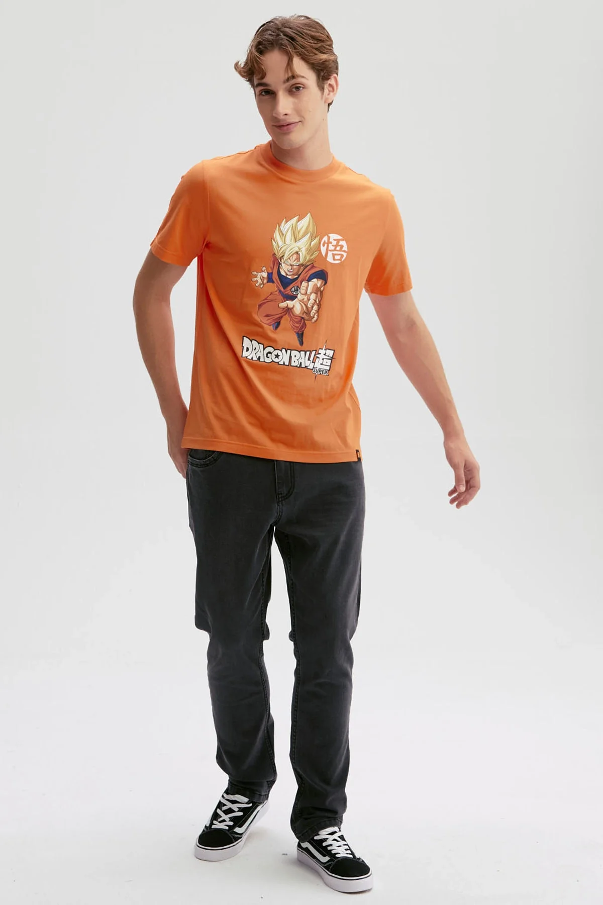 Polera Hombre Dragon Naranjo - Image 4