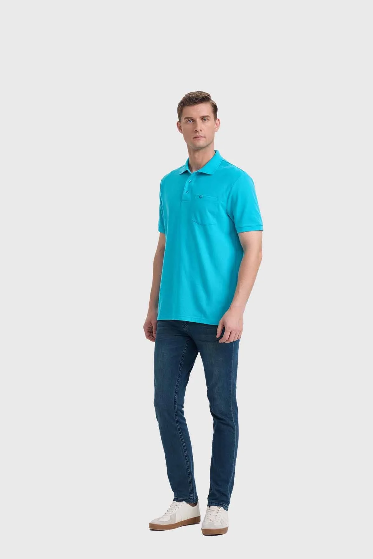 Polera Hombre Piqué Básica Calipso - Image 4