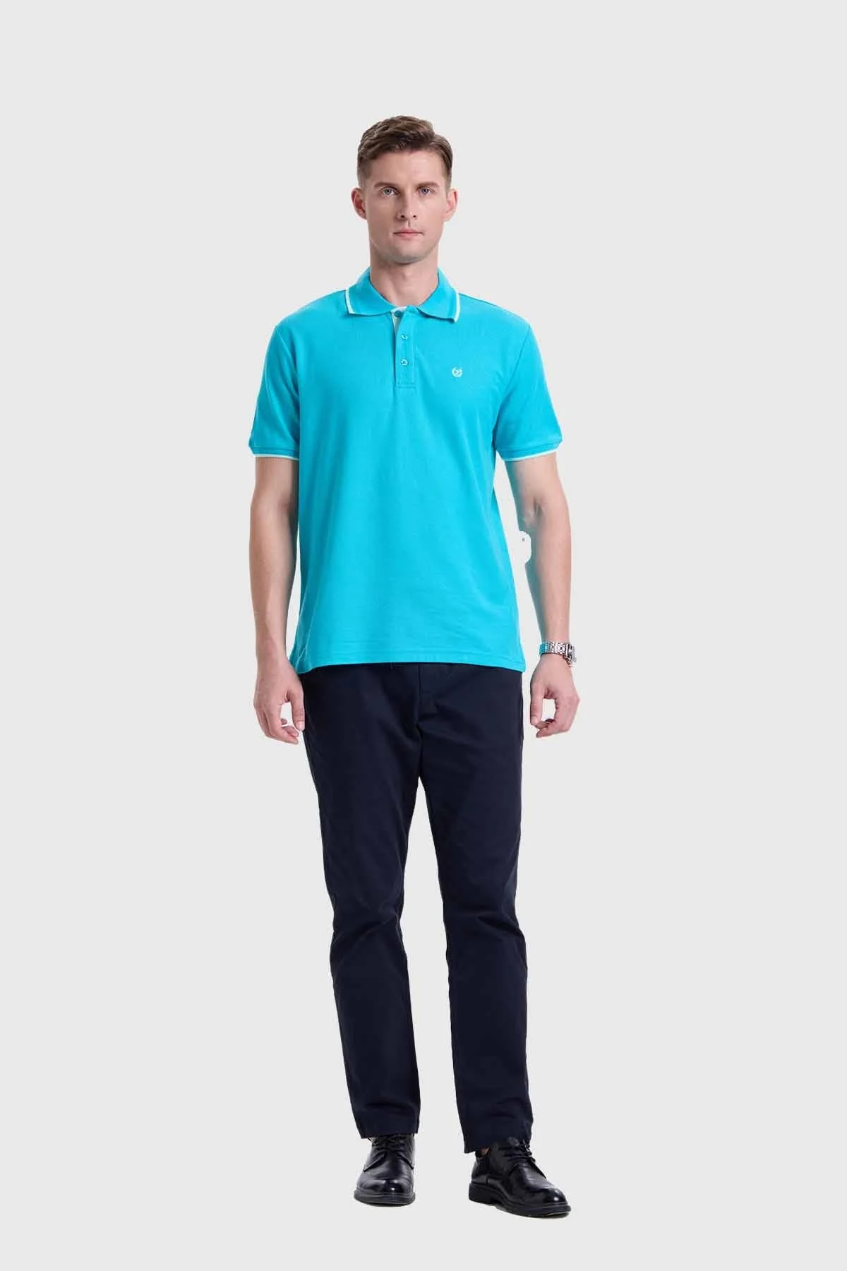 Polera Hombre Piqué Básica Calipso - Image 4