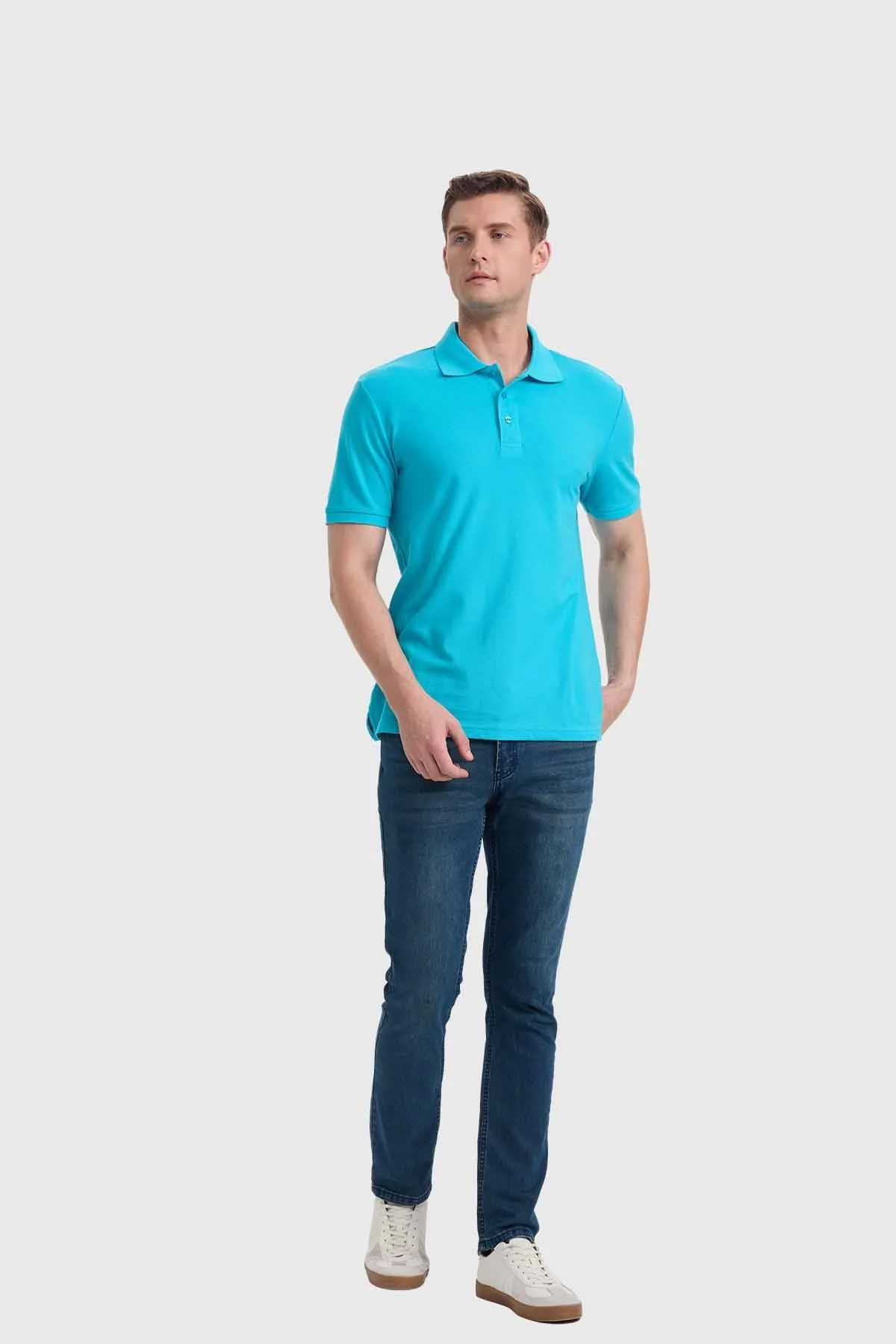 Polera Hombre Piqué Básica Calipso - Image 4