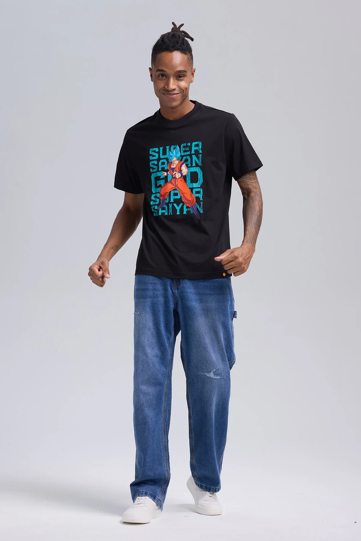 Polera Hombre Super Saiyajin Negro - Image 4