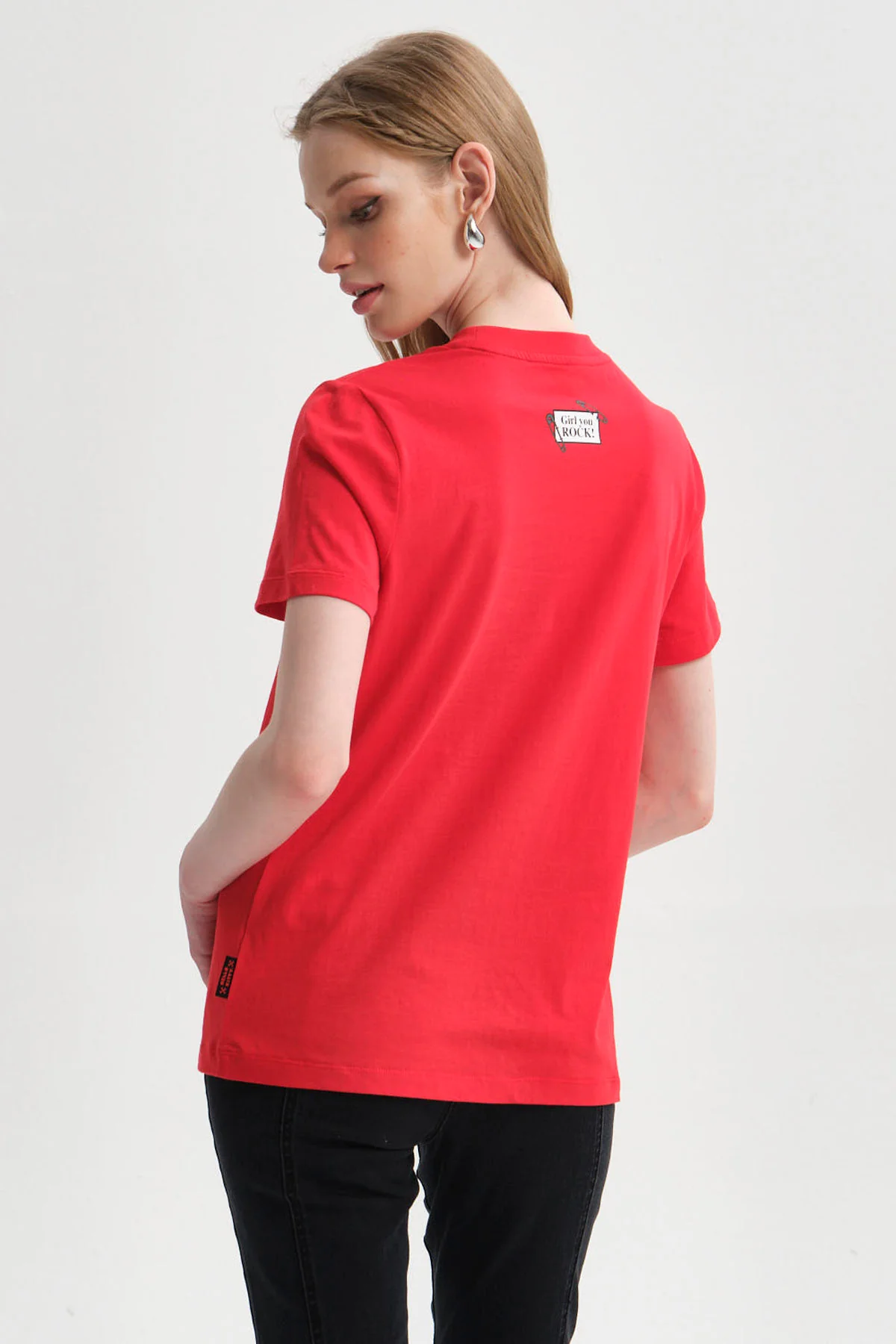 Polera Mujer Hello Kitty Rojo - Image 3