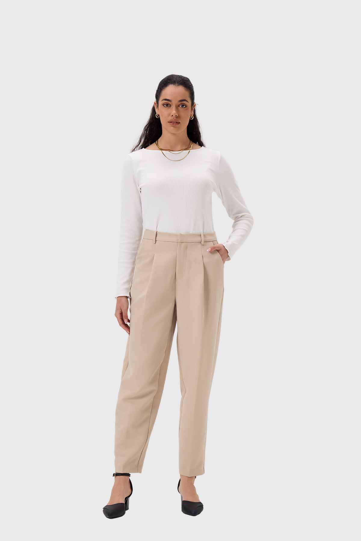 Polera Mujer Rib Crudo - Image 4