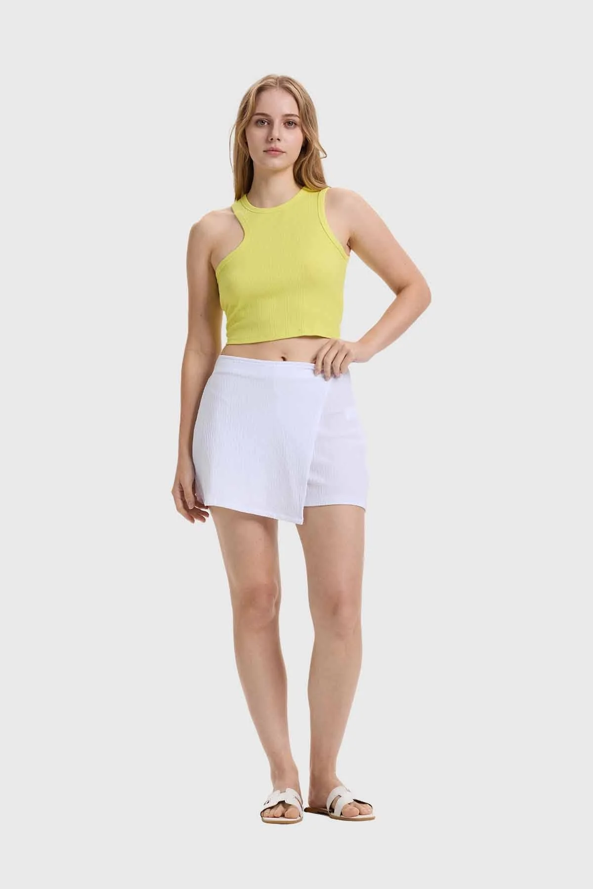 Polera Mujer Rib Verde - Image 4