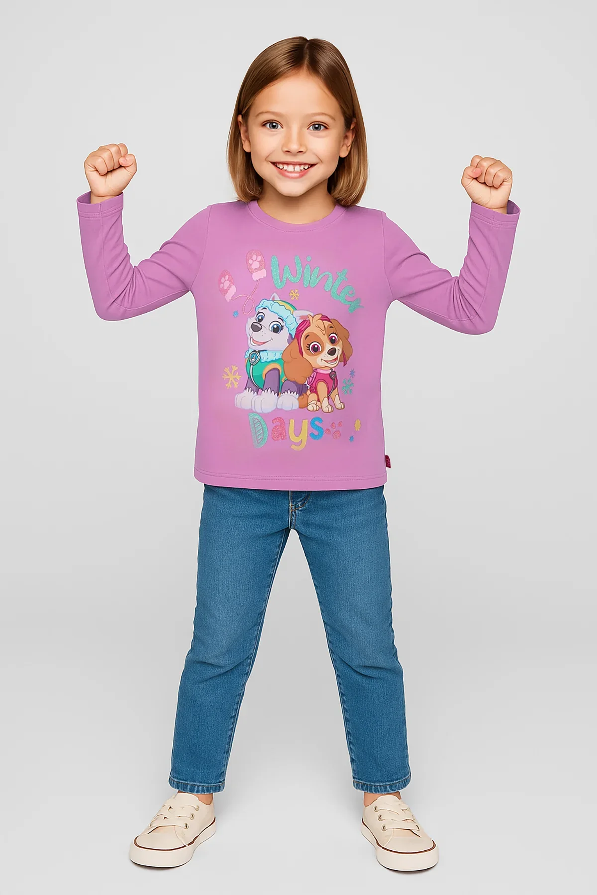 Polera Niña Paw Patrol Morado - Image 3