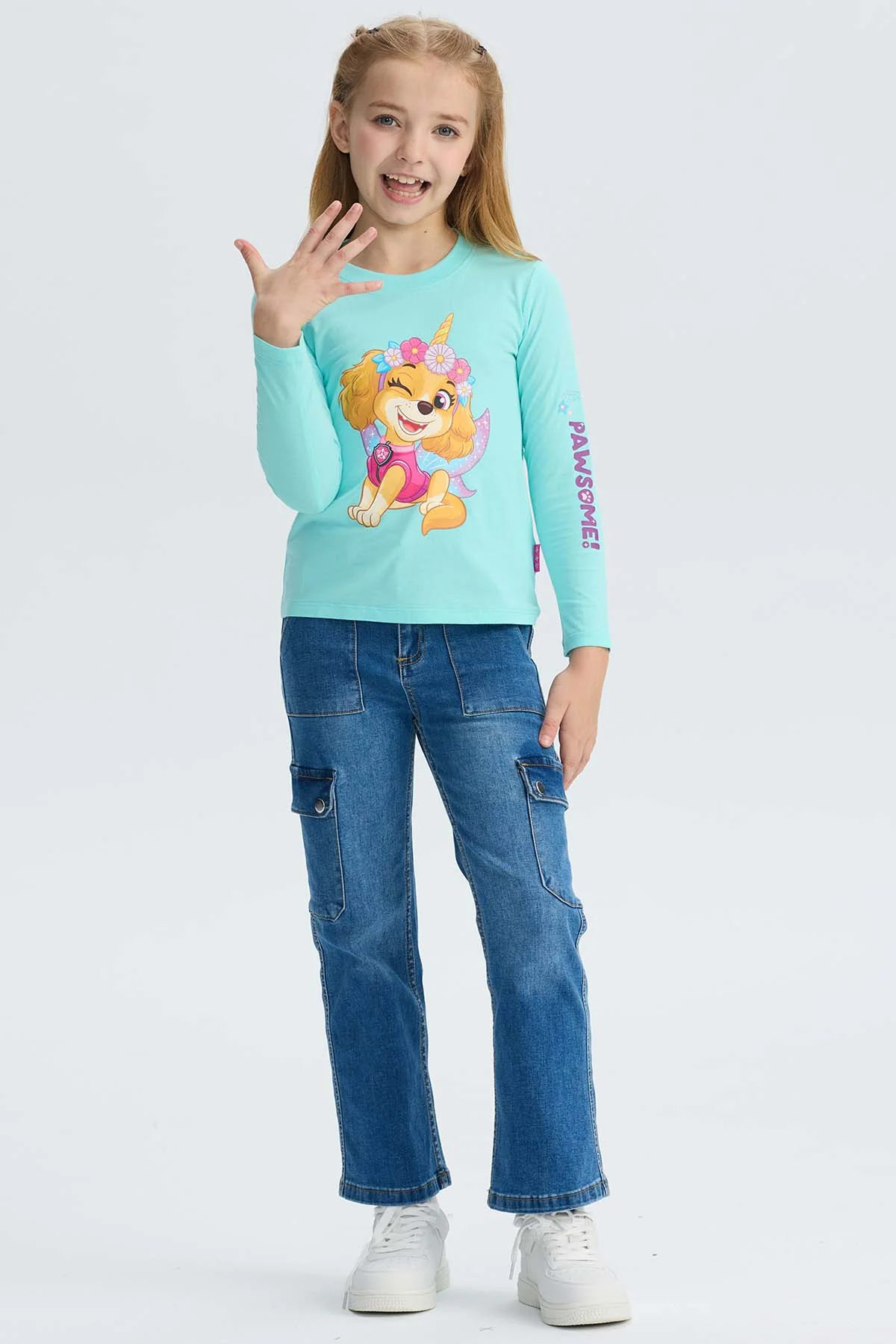 Polera Niña Skye Paw Patrol Rosado - Image 3