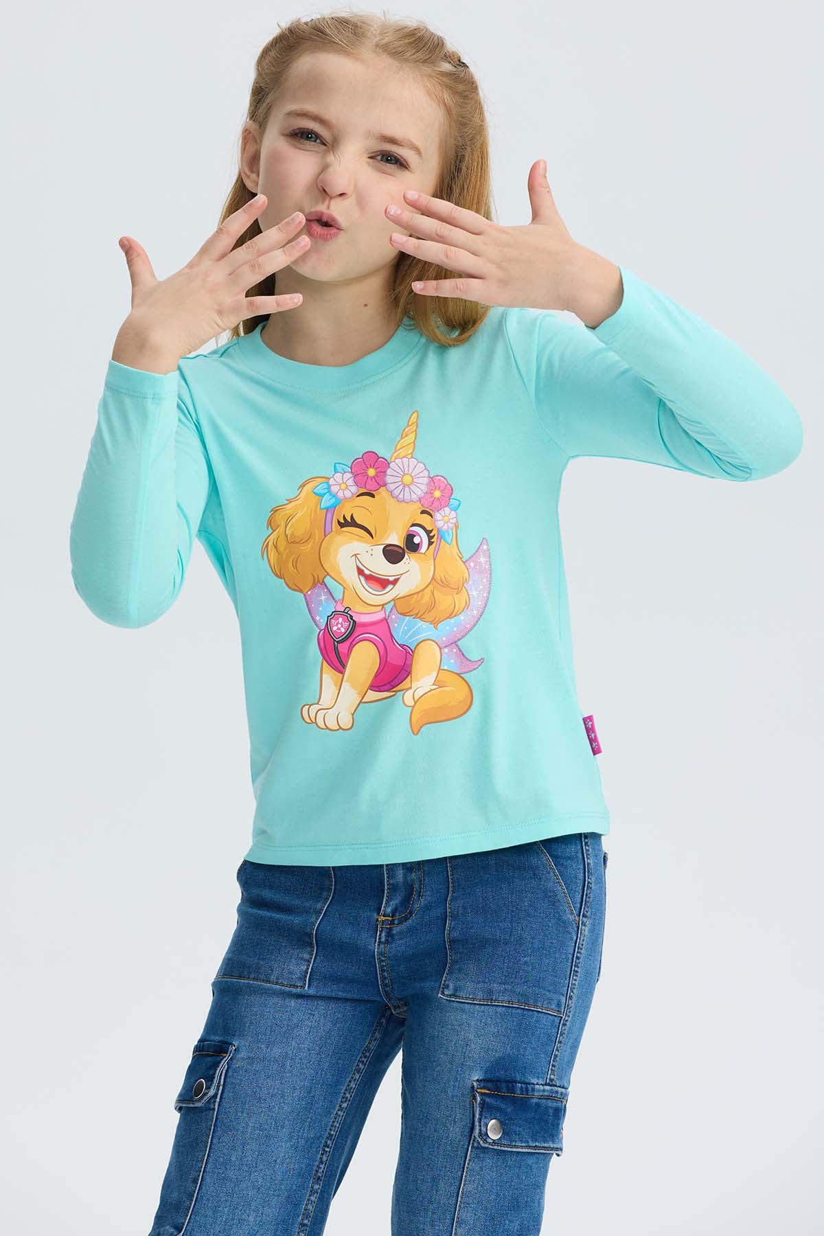 Polera Niña Skye Paw Patrol Rosado - Image 4