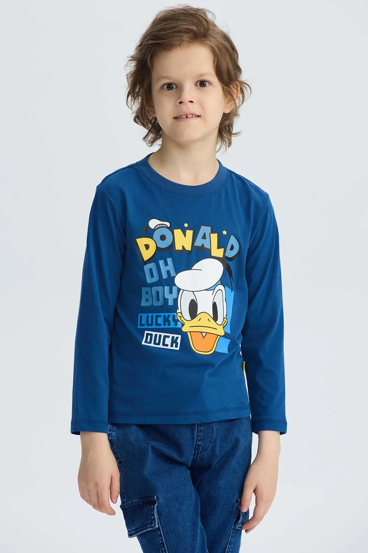 Polera Niño Pato Donald Azul Marino - Image 3