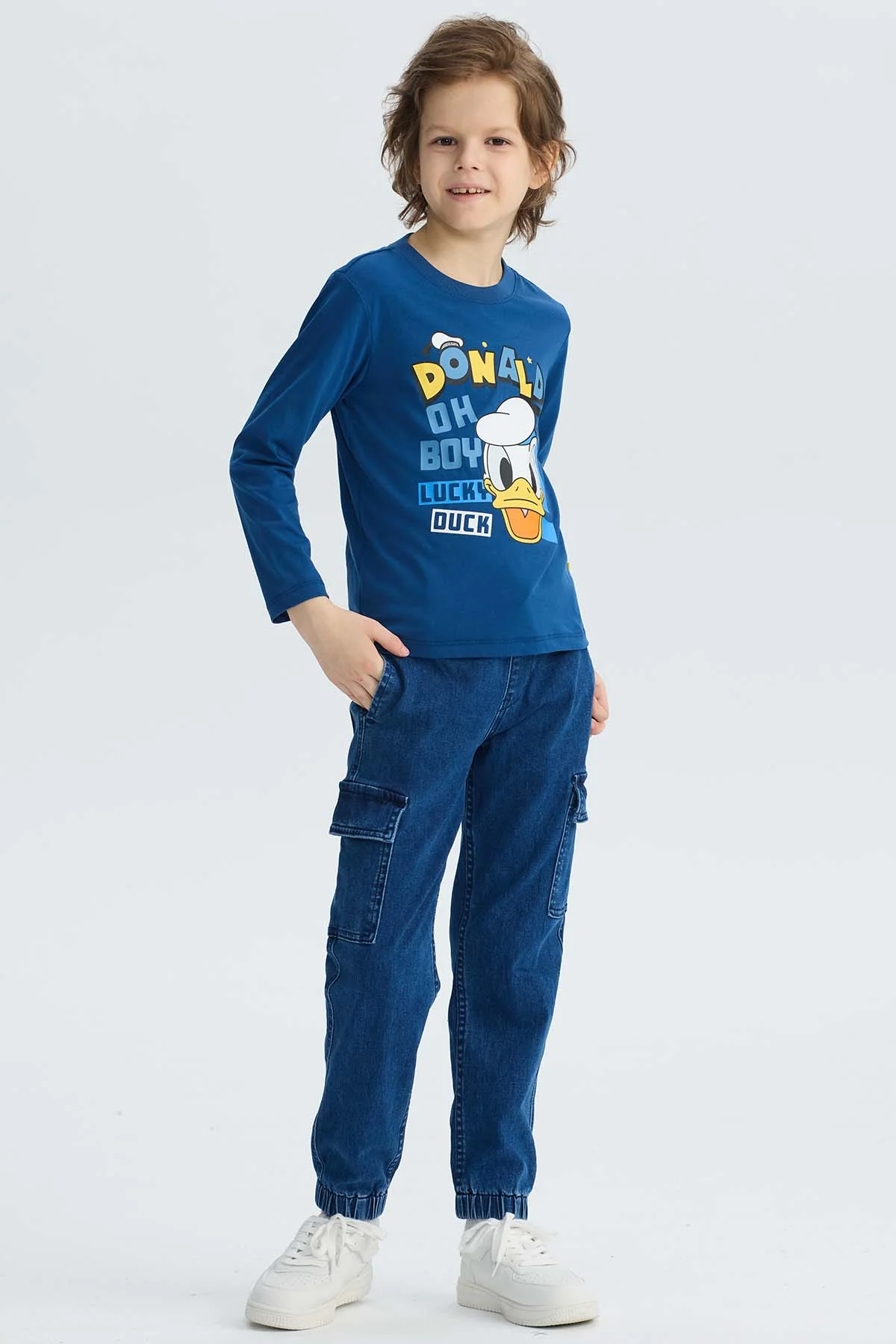 Polera Niño Pato Donald Azul Marino - Image 4