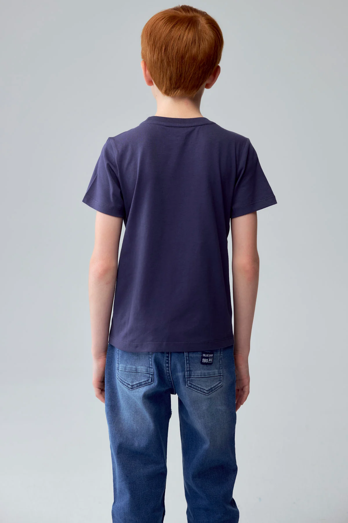 Polera Niño Print Azul - Image 3