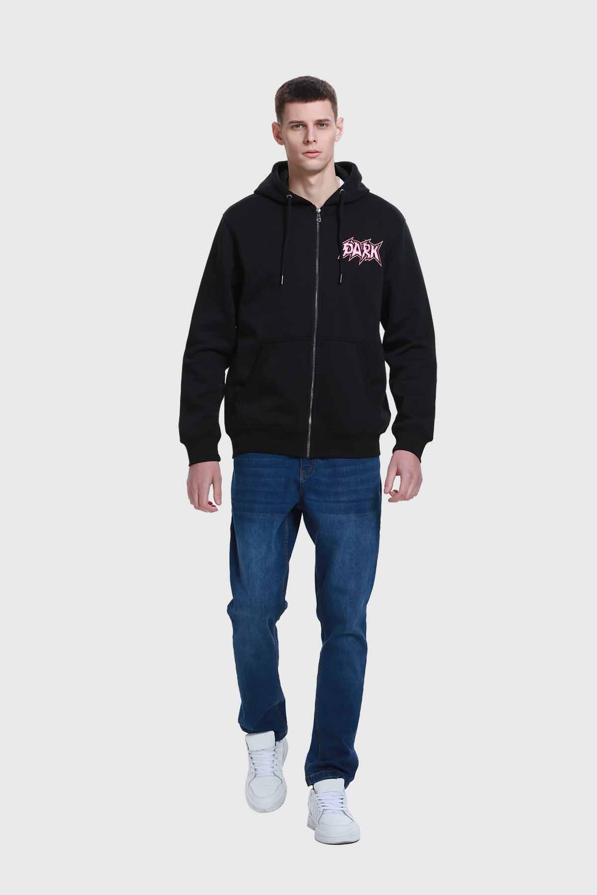 Polerón Hombre Hoodie Negro - Image 4