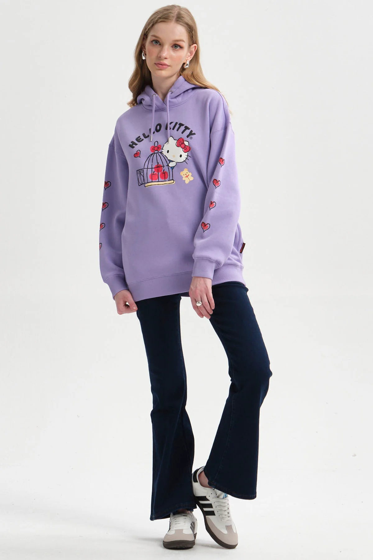 Polerón Mujer Hello Kitty Lila - Image 4