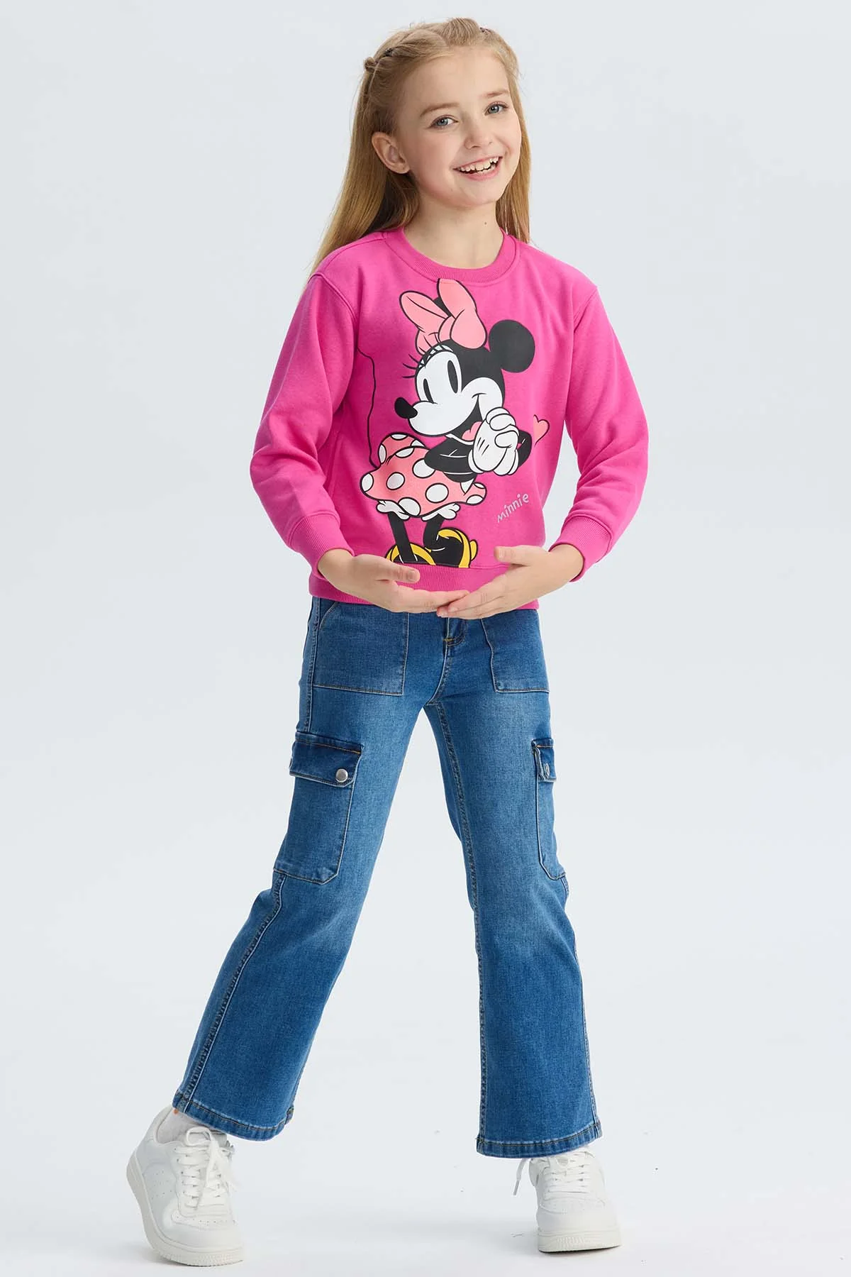 Polerón Niña Minnie Magenta - Image 4