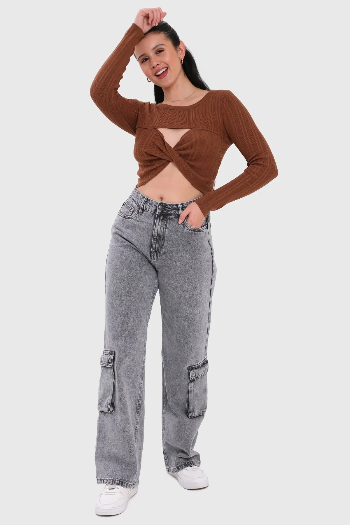 Sweater Mujer Café - Image 4