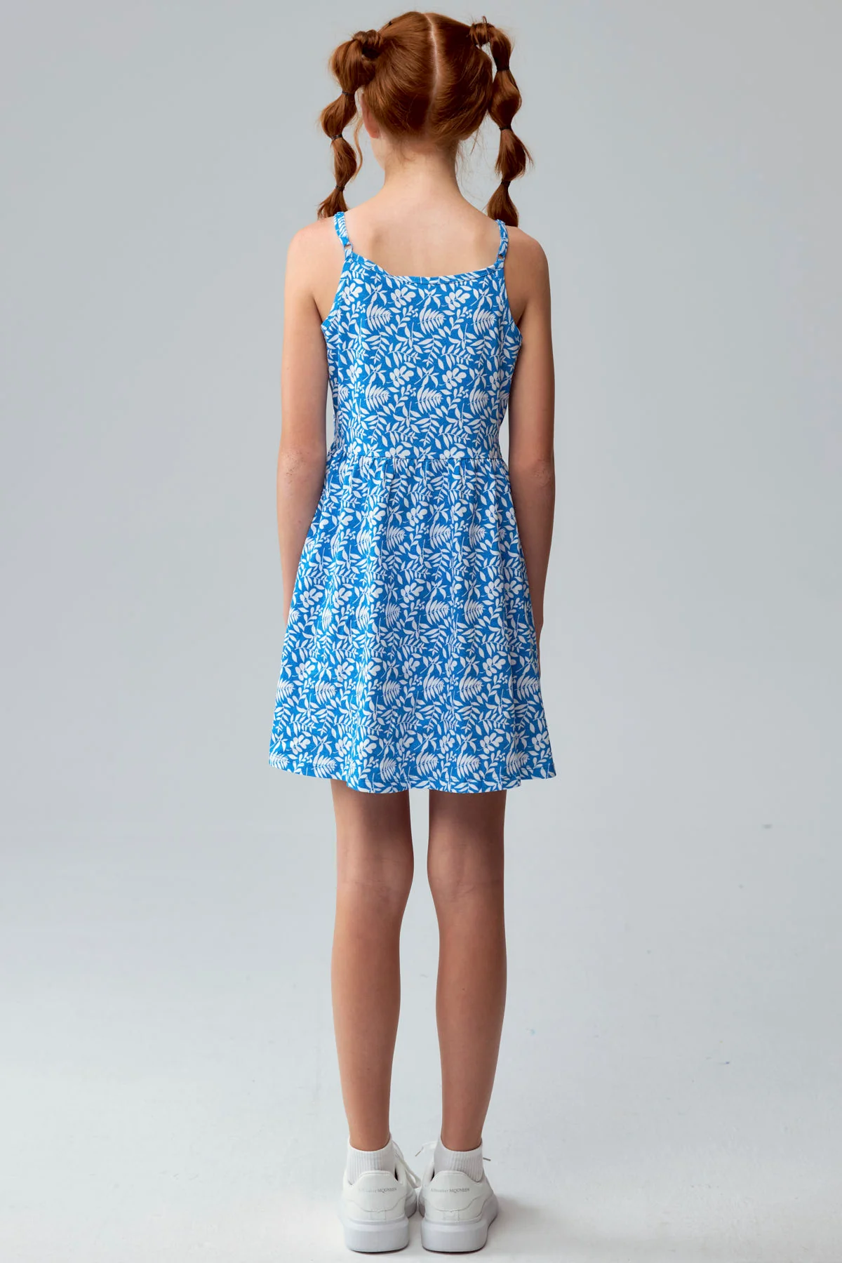 Vestido Niña Básico Teen Azulino - Image 3